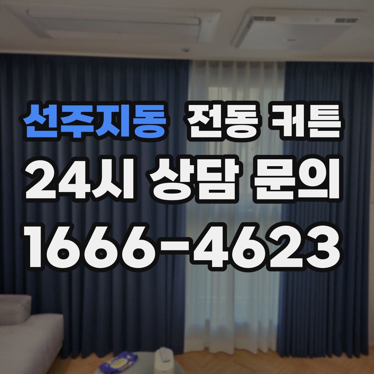선주지동 전동 커튼