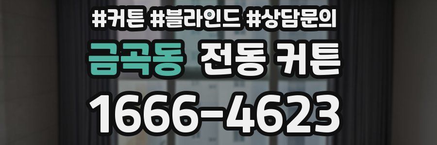 금곡동 전동 커튼