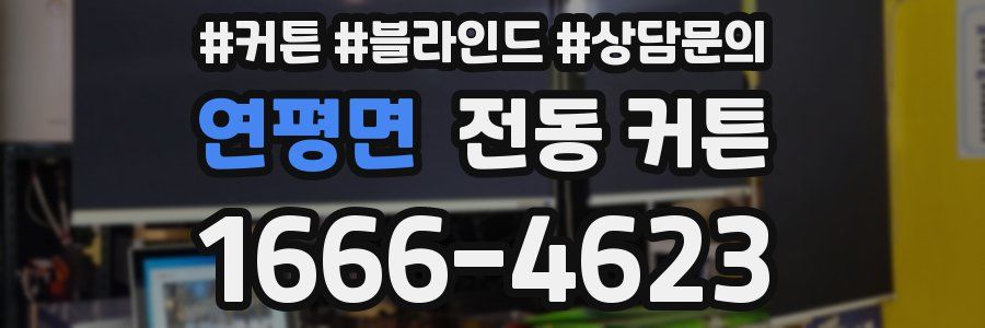 연평면 전동 커튼