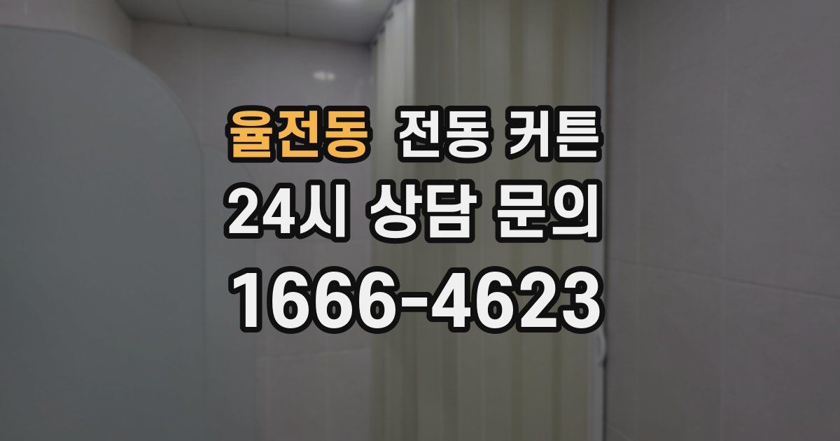 율전동 전동 커튼