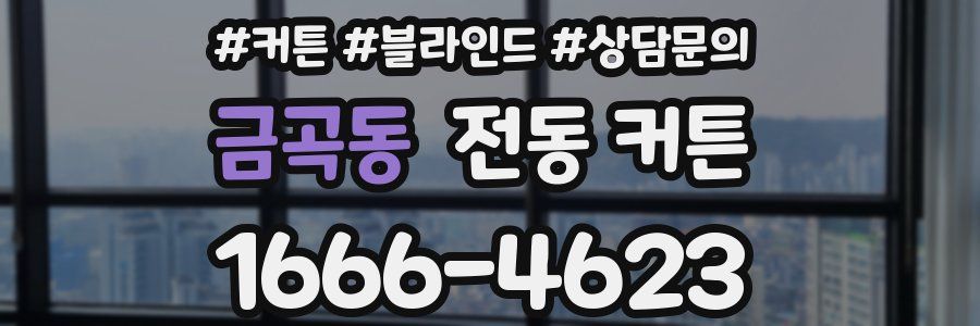 금곡동 전동 커튼