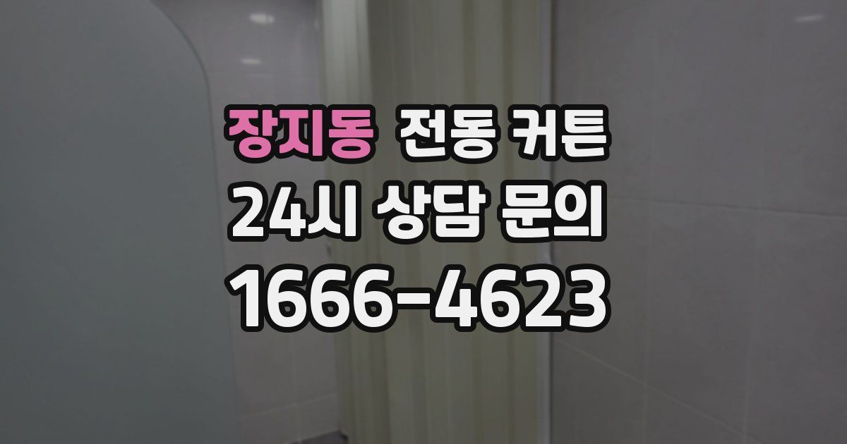 장지동 전동 커튼