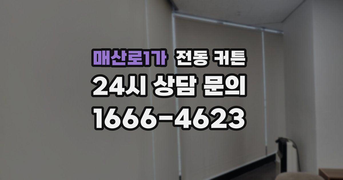 매산로1가 전동 커튼