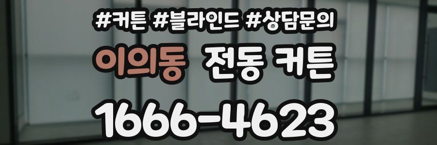 이의동 전동 커튼