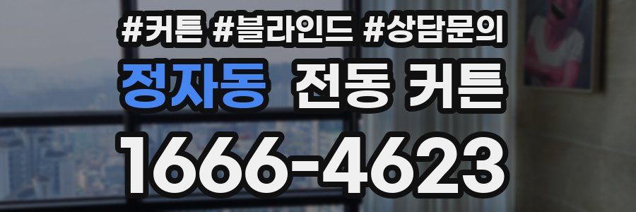 정자동 전동 커튼