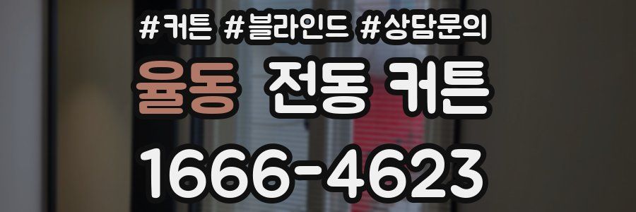 율동 전동 커튼