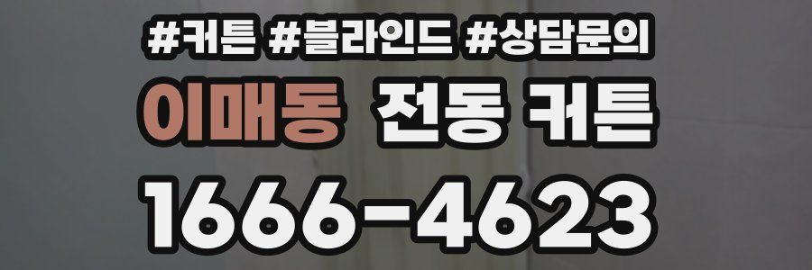 이매동 전동 커튼
