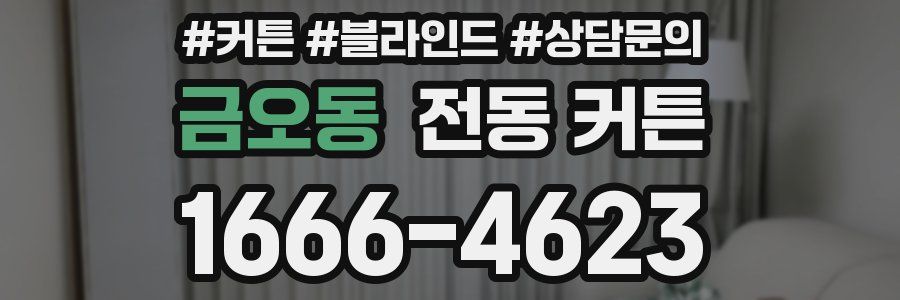 금오동 전동 커튼