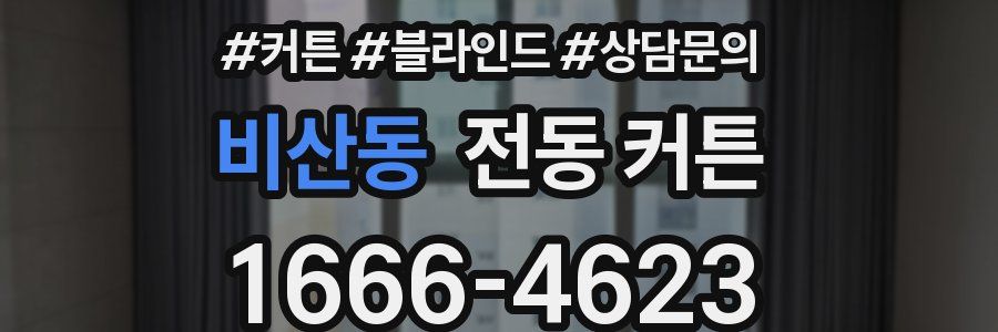 비산동 전동 커튼