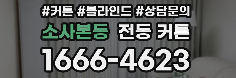 소사본동 전동 커튼