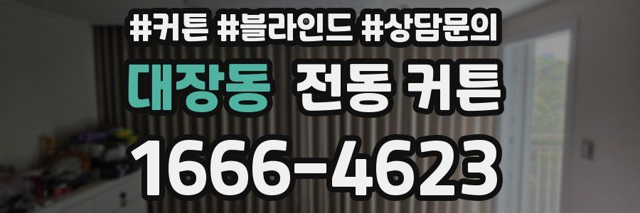 대장동 전동 커튼