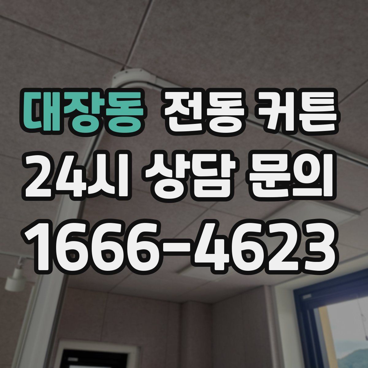 대장동 전동 커튼