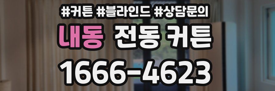 내동 전동 커튼