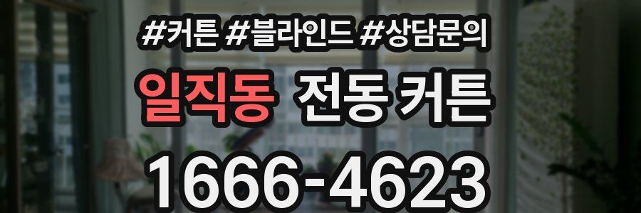 일직동 전동 커튼