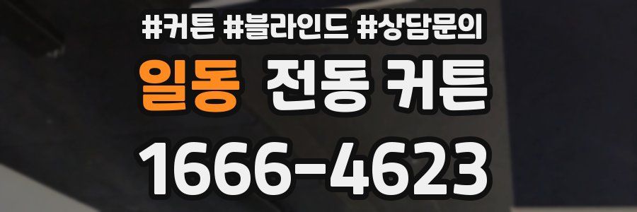 일동 전동 커튼