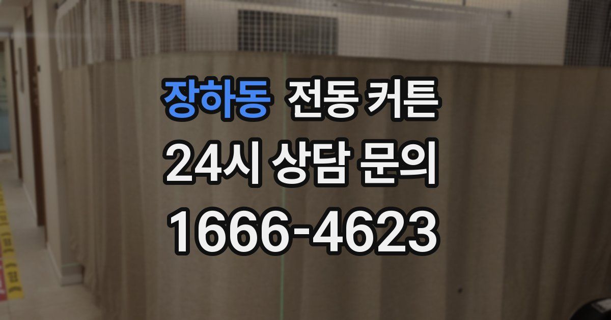 장하동 전동 커튼