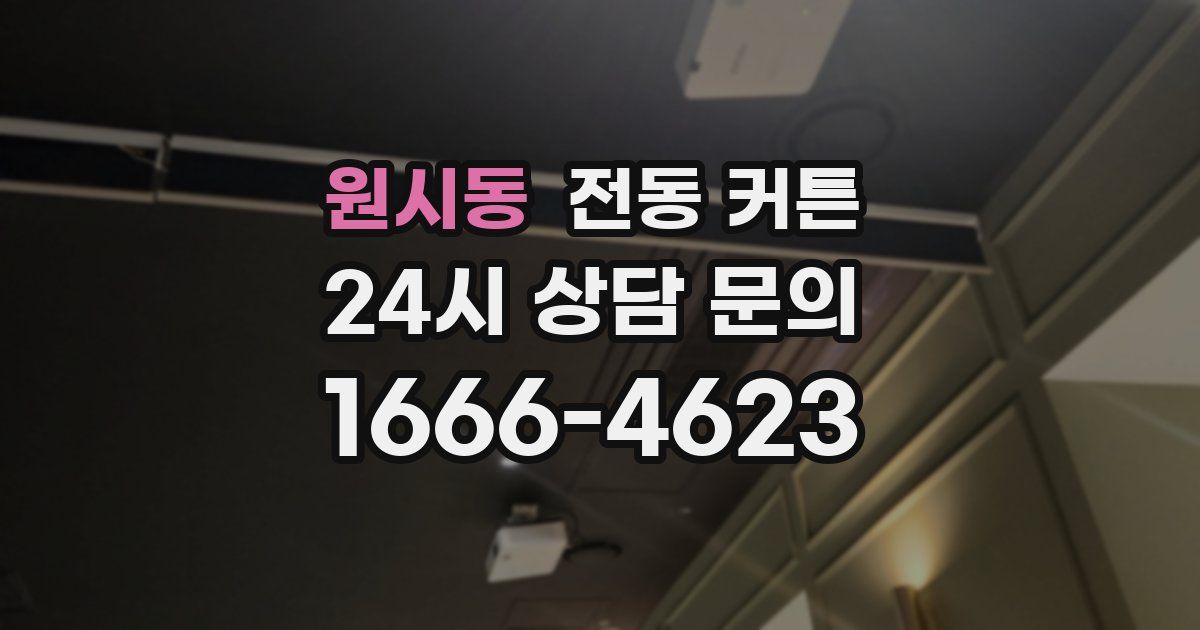 원시동 전동 커튼