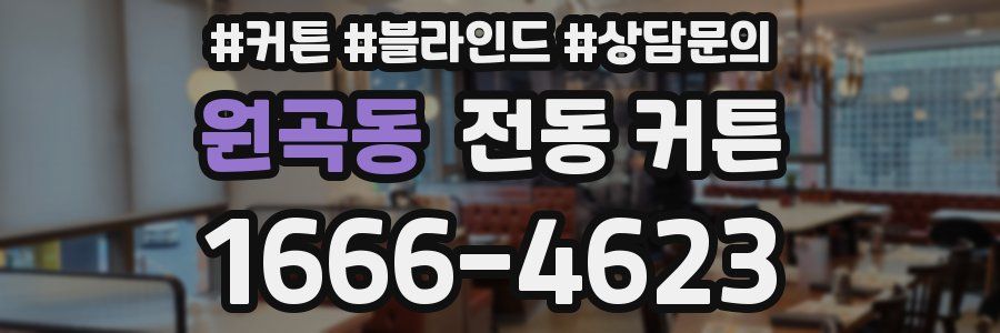 원곡동 전동 커튼