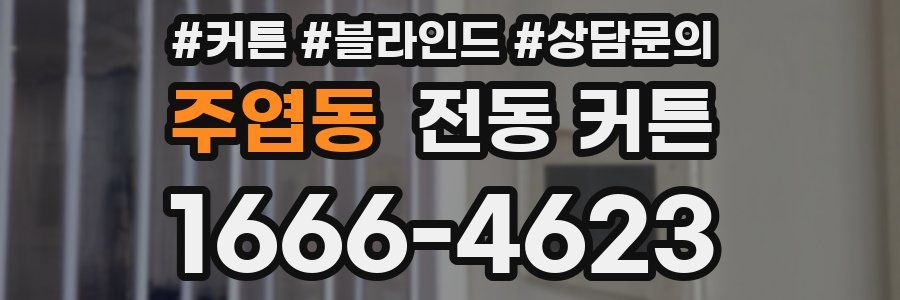 주엽동 전동 커튼