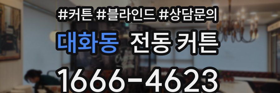대화동 전동 커튼