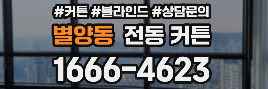 별양동 전동 커튼
