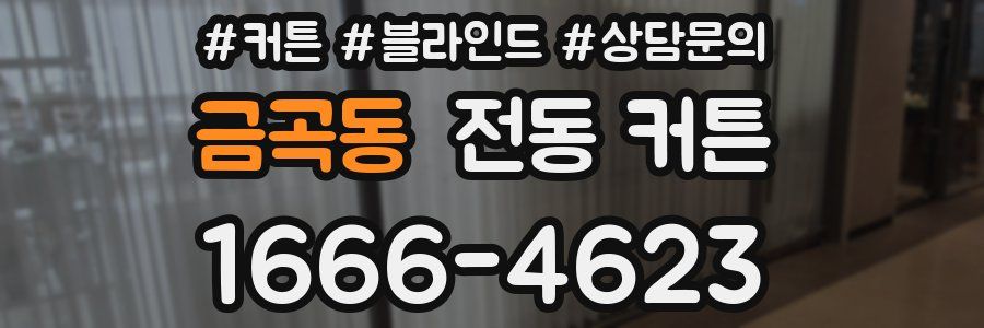 금곡동 전동 커튼
