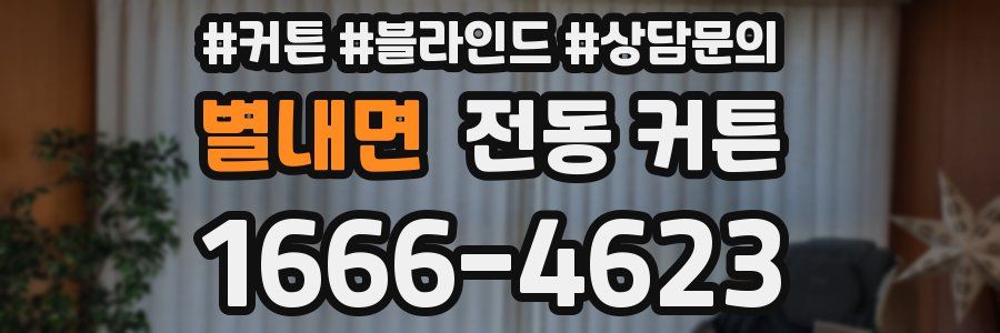 별내면 전동 커튼
