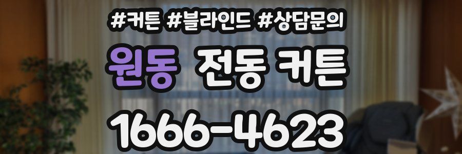 원동 전동 커튼