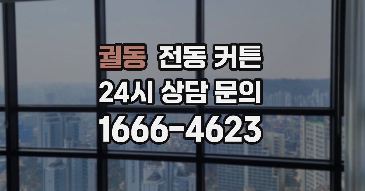 궐동 전동 커튼