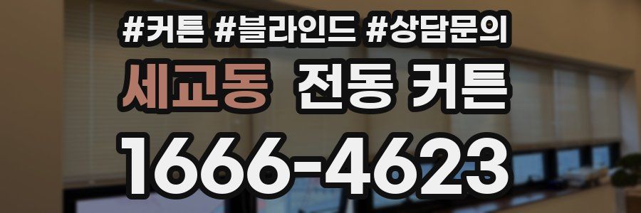 세교동 전동 커튼