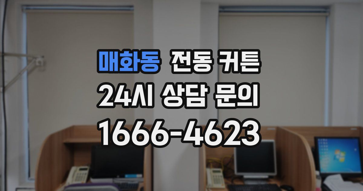 매화동 전동 커튼