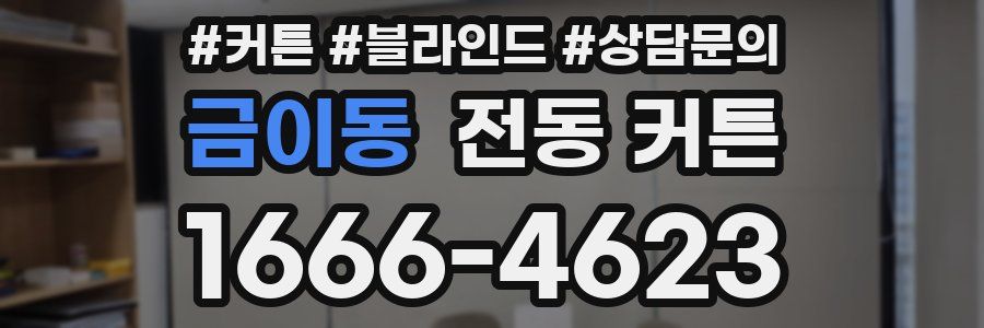 금이동 전동 커튼