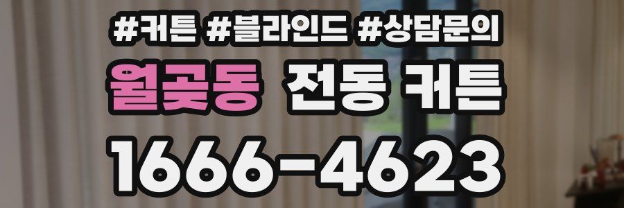 월곶동 전동 커튼