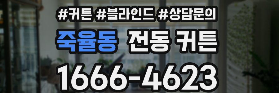 죽율동 전동 커튼