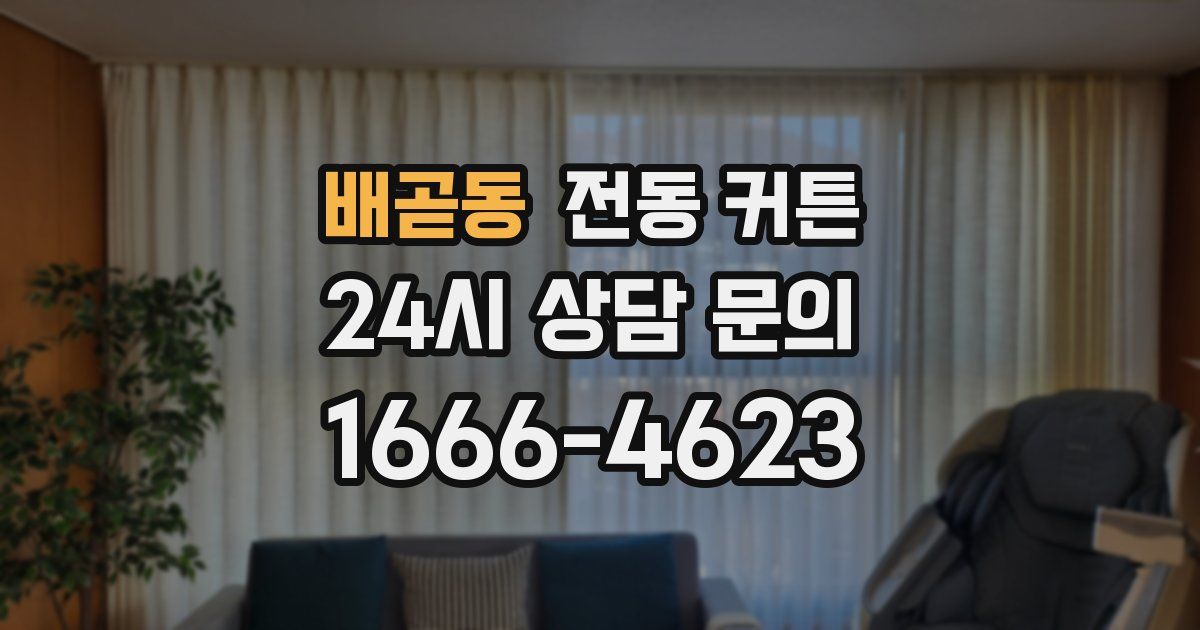 배곧동 전동 커튼