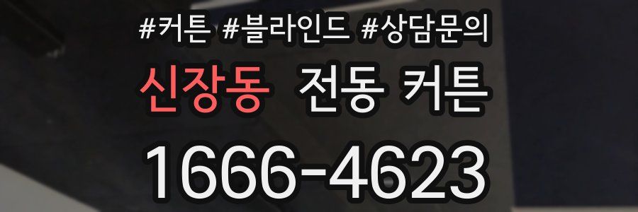 신장동 전동 커튼