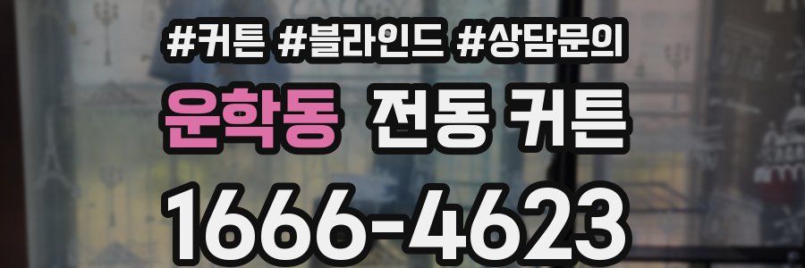 운학동 전동 커튼