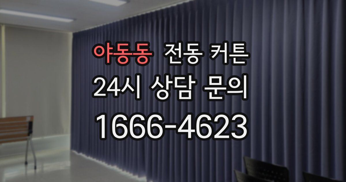 야동동 전동 커튼