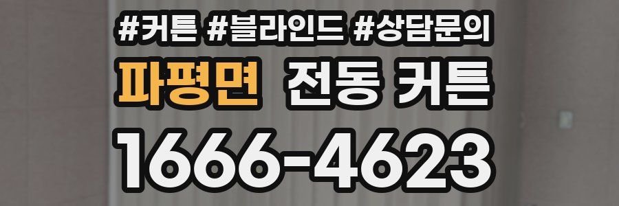 파평면 전동 커튼