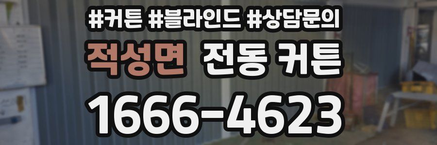 적성면 전동 커튼