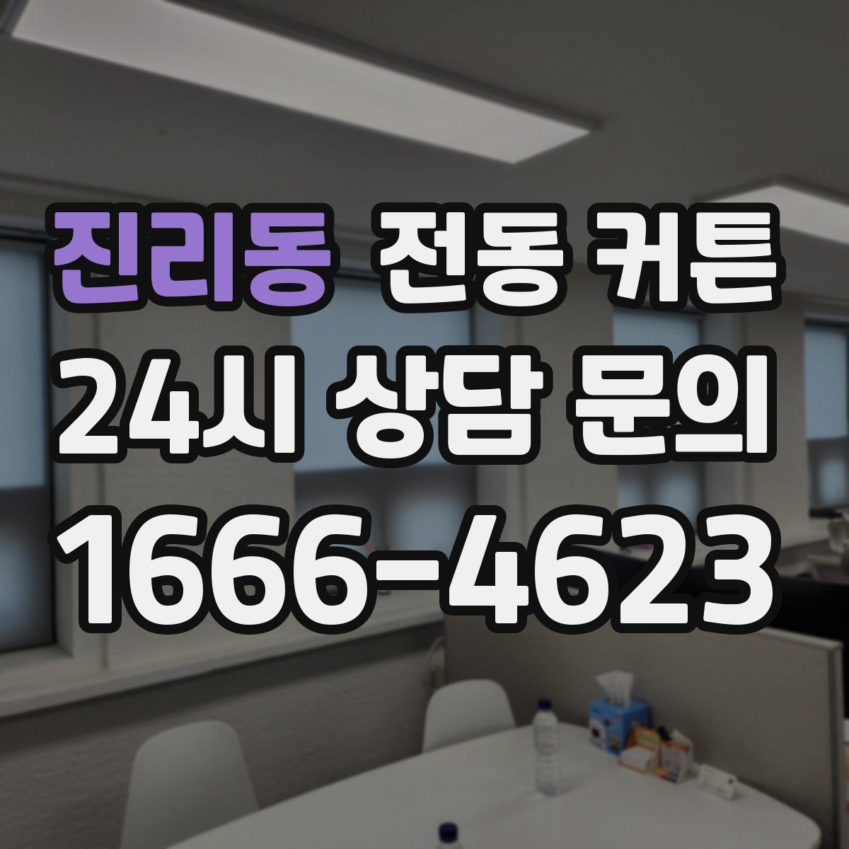 진리동 전동 커튼