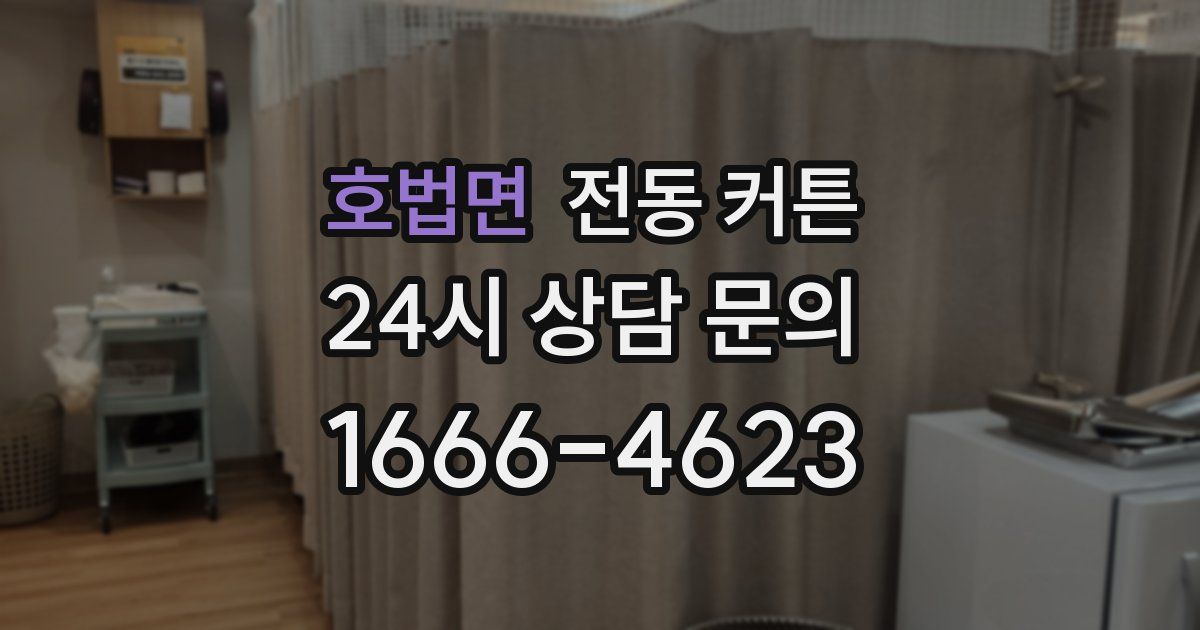 호법면 전동 커튼