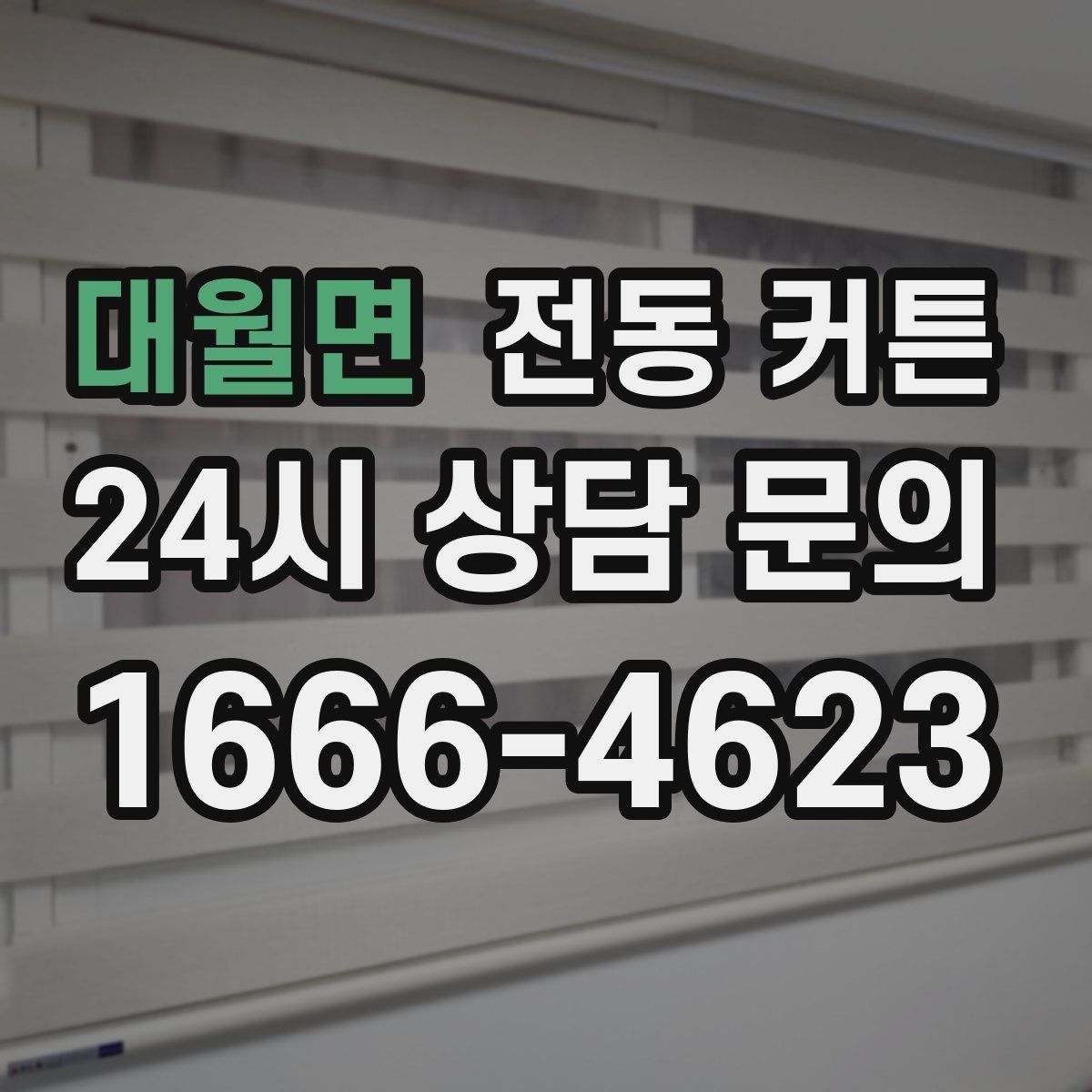 대월면 전동 커튼