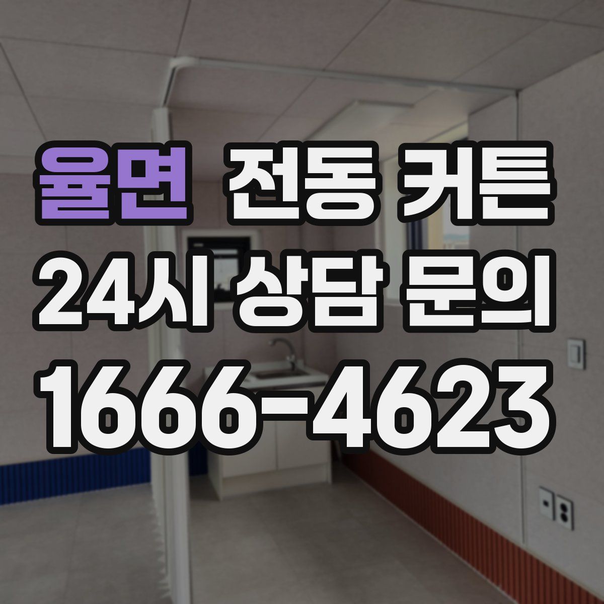 율면 전동 커튼