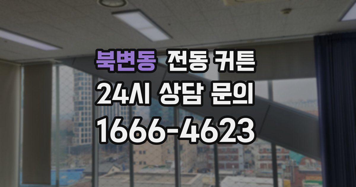 북변동 전동 커튼