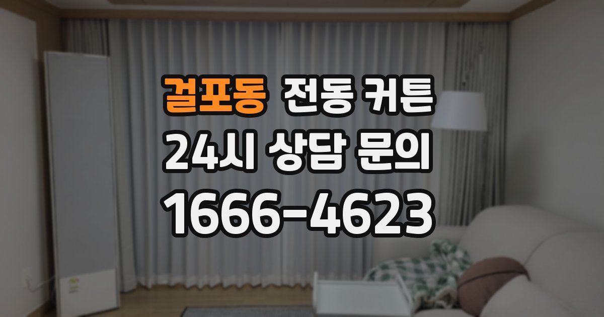 걸포동 전동 커튼