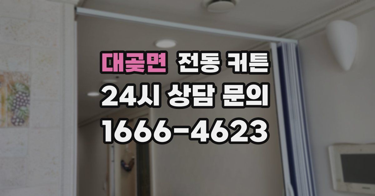 대곶면 전동 커튼