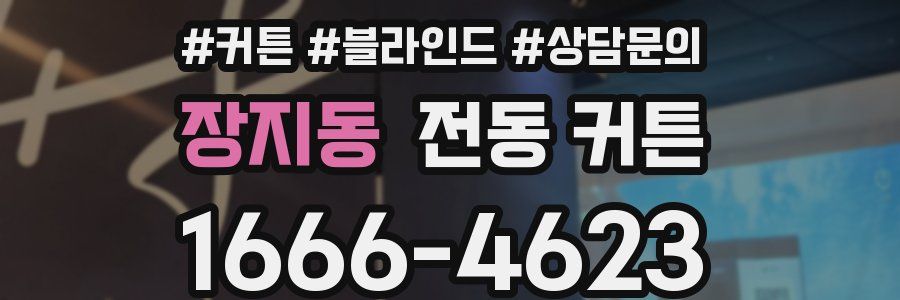장지동 전동 커튼
