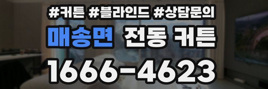 매송면 전동 커튼