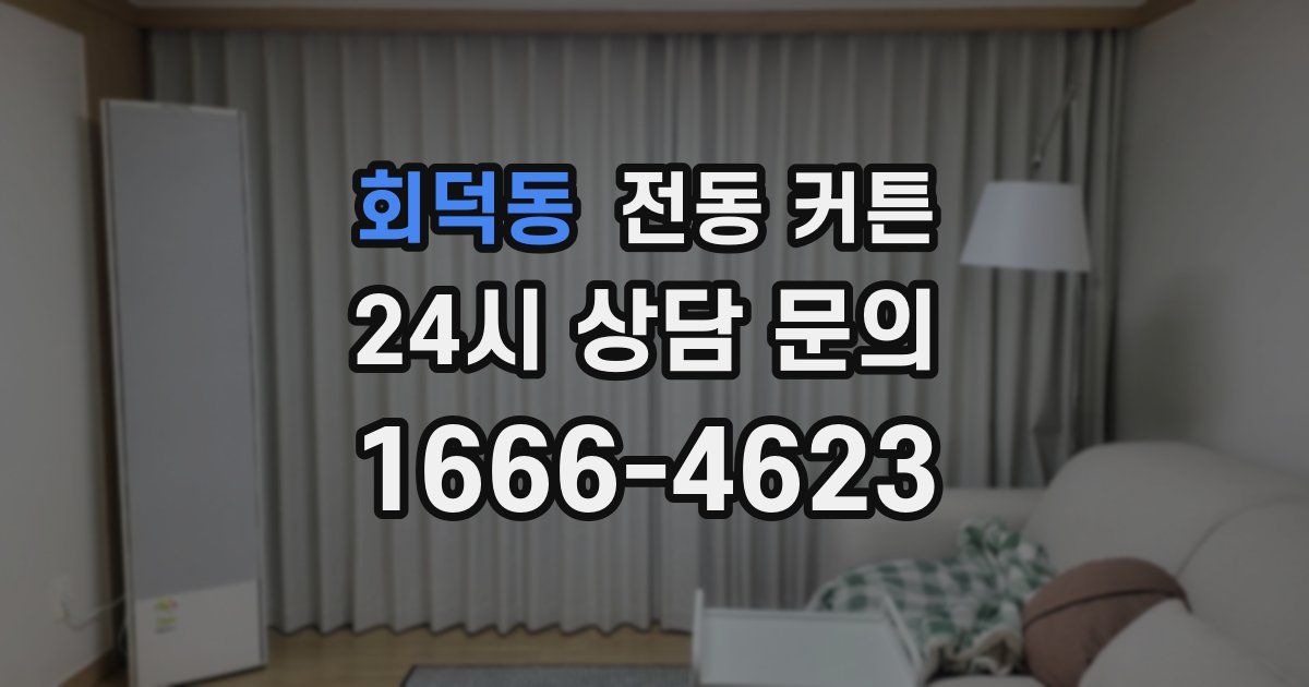 회덕동 전동 커튼